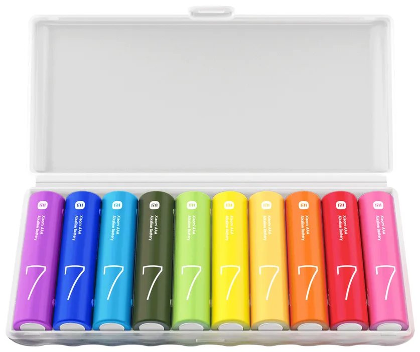 Батарейки Xiaomi AAA Rainbow Batteries комплект 10шт BHR5394GL	